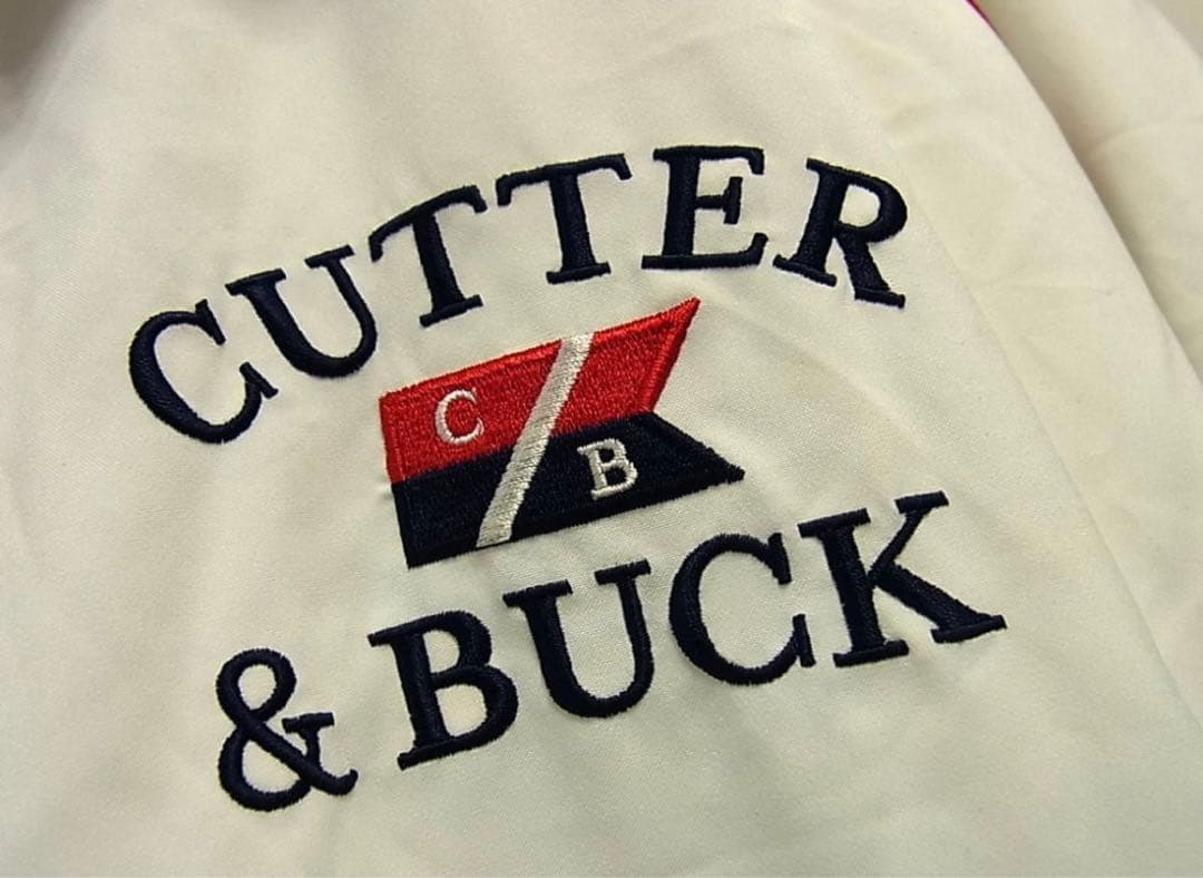 美品●CUTTER&BUCK 2WAY 長袖 半袖 ジップジャケット メンズL
