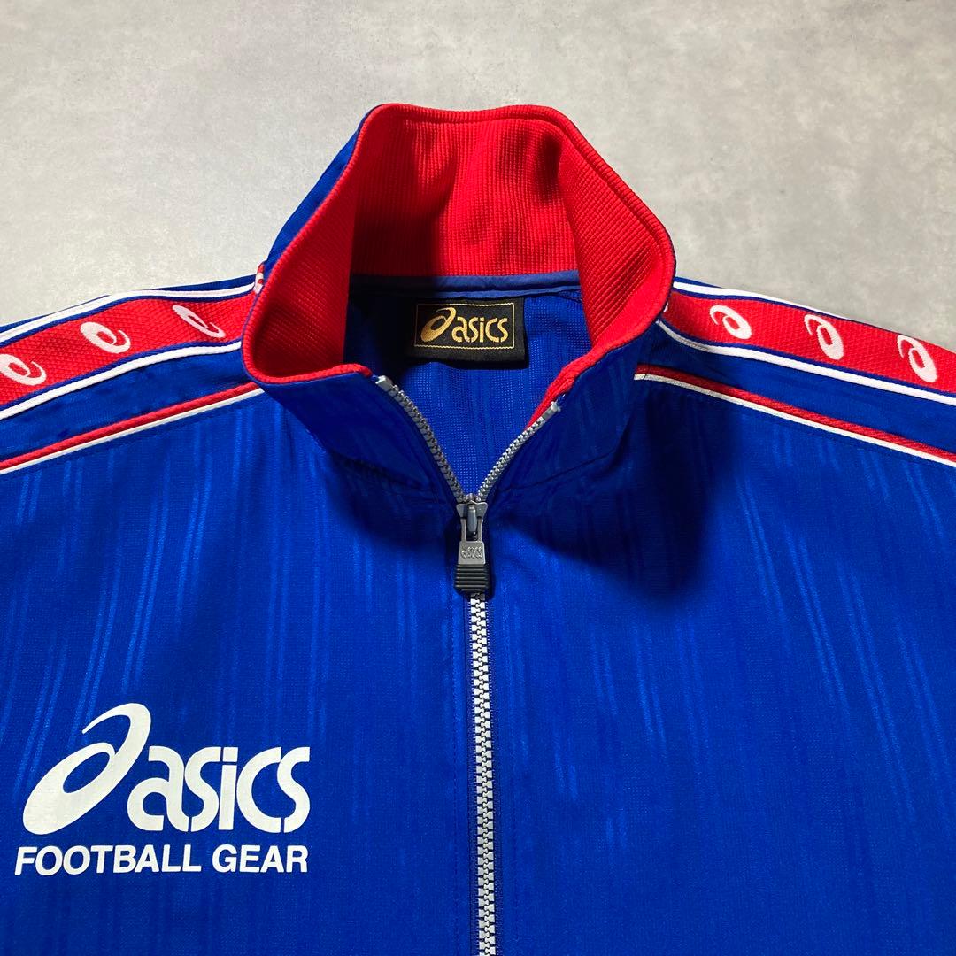 00s アシックス asics ジャージ 上下 セットアップ サッカー 練習着