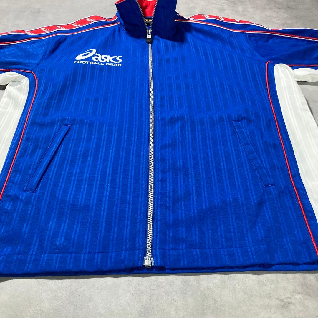 00s アシックス asics ジャージ 上下 セットアップ サッカー 練習着