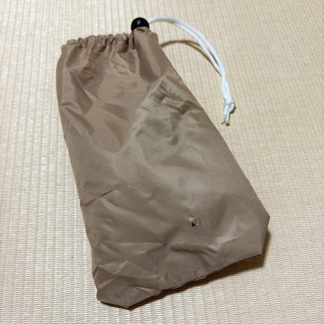 美品 コンパクト ワンタッチ タープテント 1.5×1.5m ベージュ キャンプ