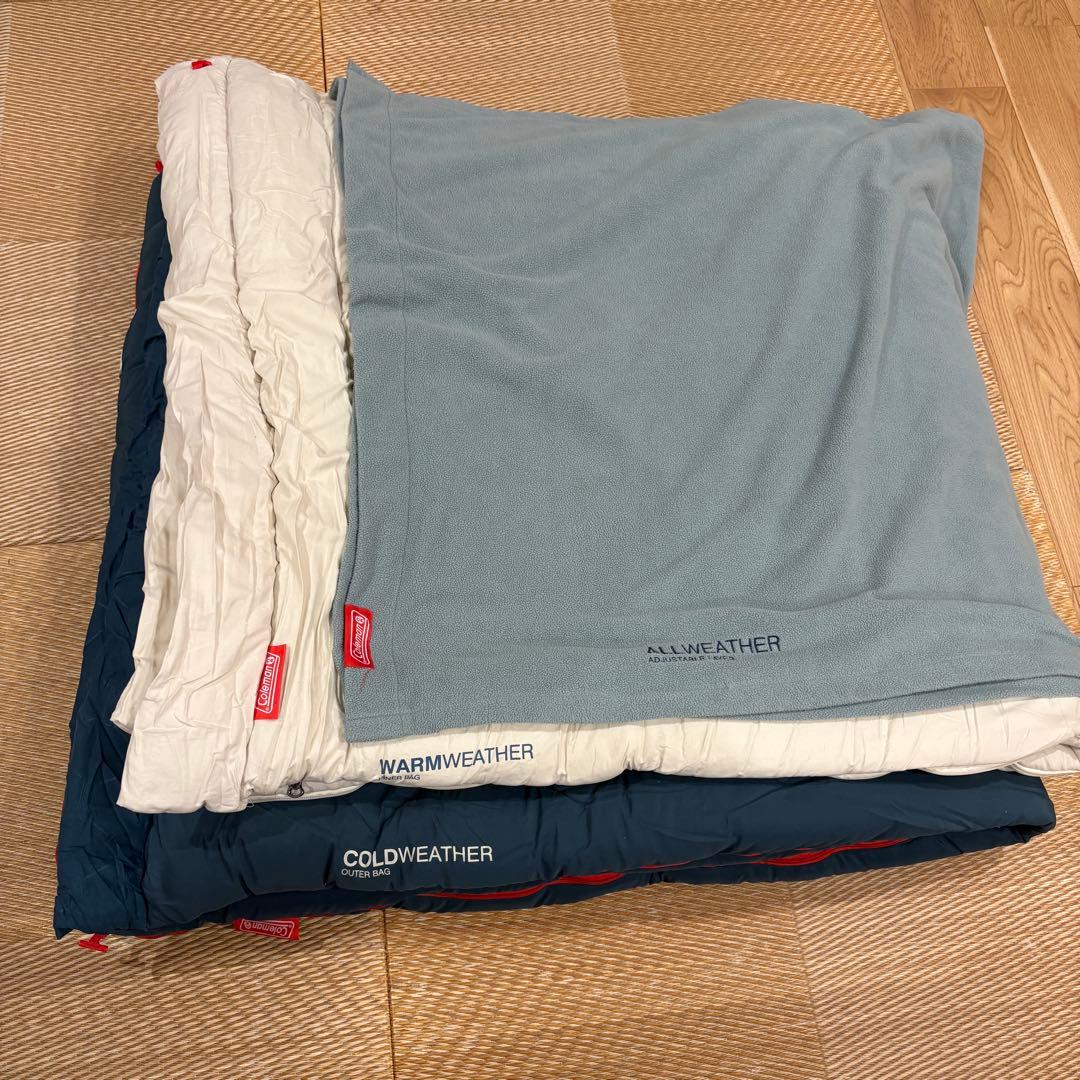Colemanコールマン マルチレイヤースリーピングバッグ 寝袋 4シーズン対応