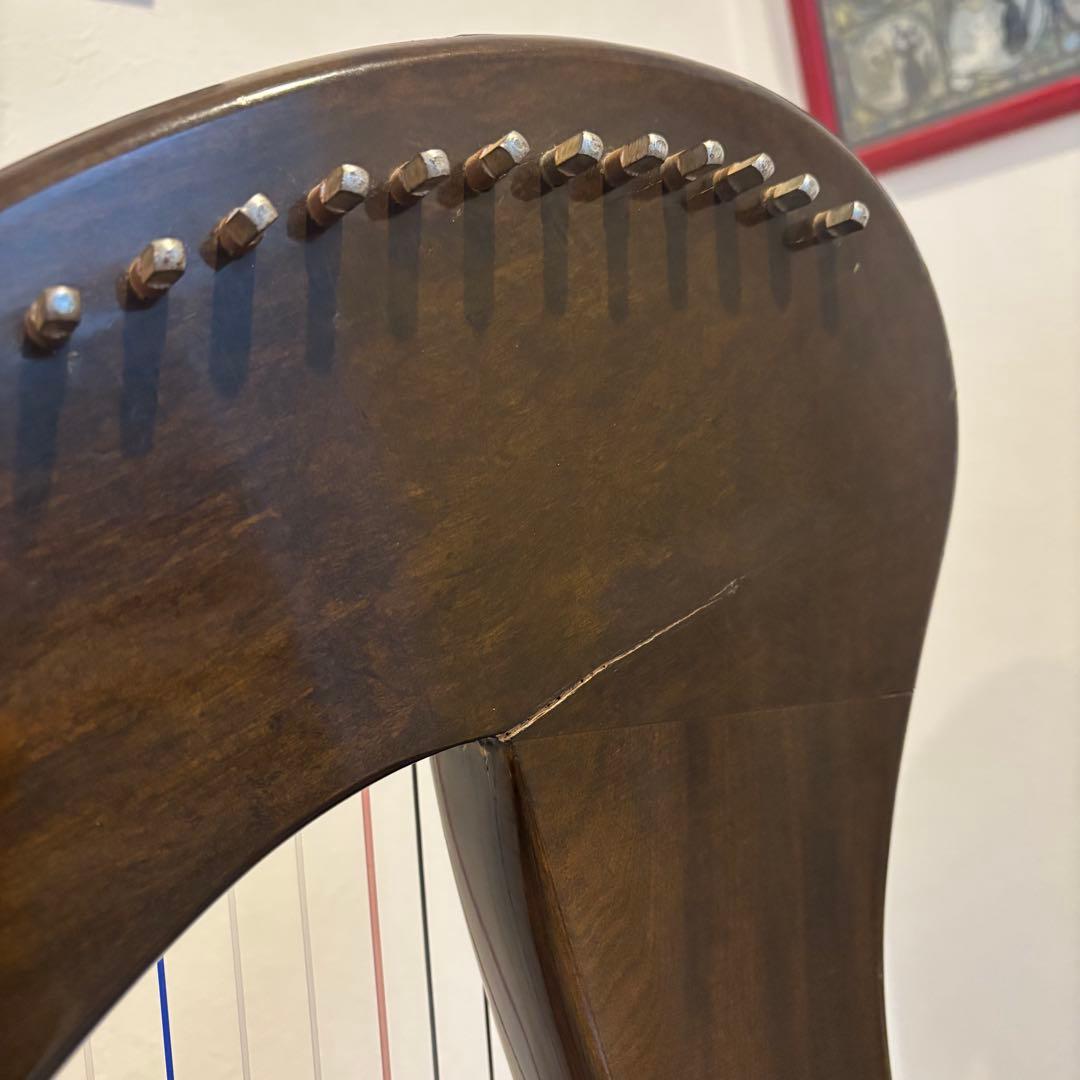【ヴィンテージ希少品Aoyama/青山ハープアイリッシュハープ 130B 34弦