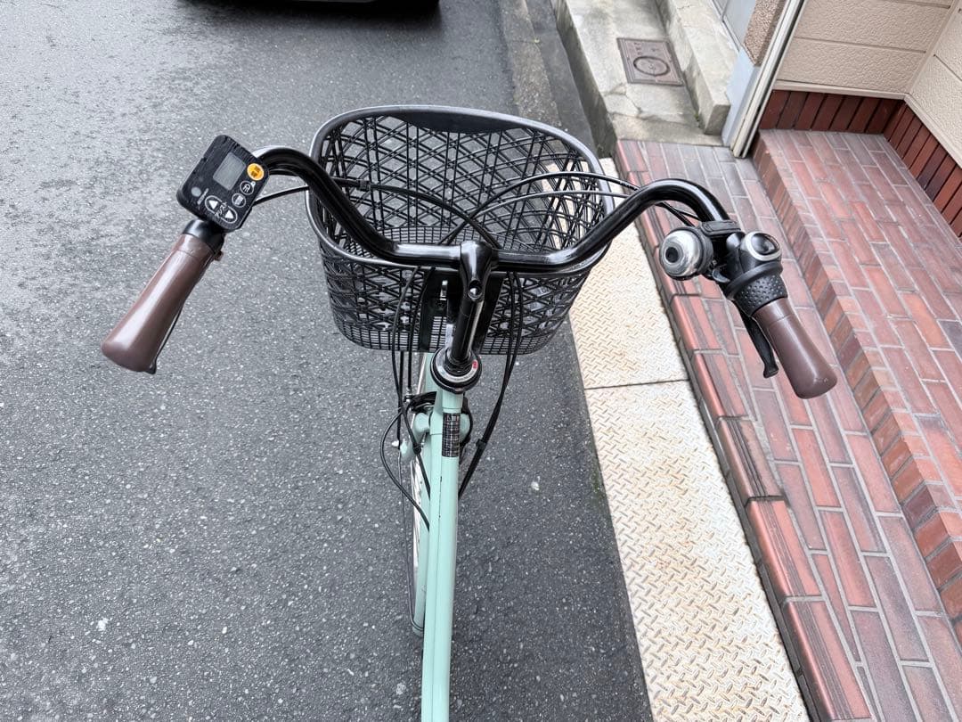 大阪府　パナソニック　電動アシスト自転車 ミントグリーン　26インチ