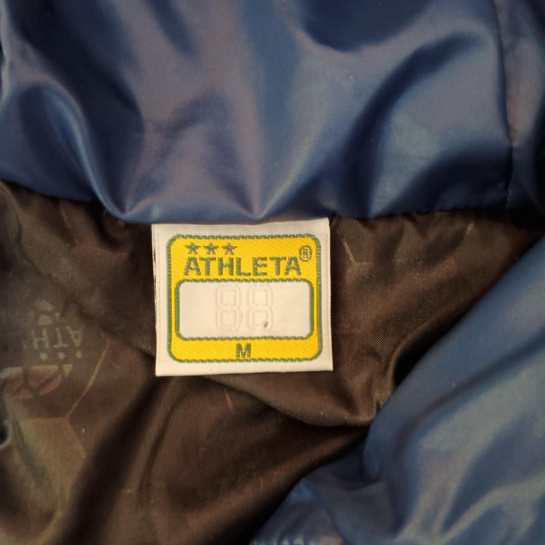 アスレタ ATHLETA ベンチコート 青系迷彩柄 Mサイズ