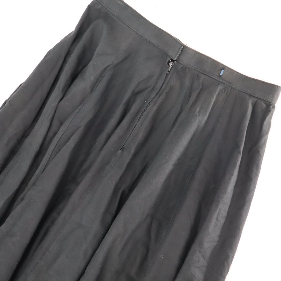 【美品 フラメンコ衣装】ブラック×スカイブルーフリル ファルダ 大きく広がる裾