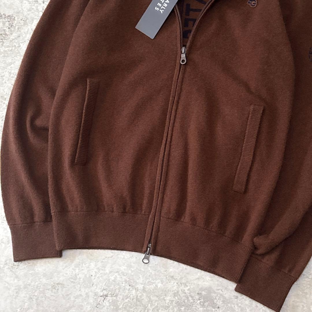 新品 パーリーゲイツ カシミヤ100% ジップ ニット セーター ジャケット 4
