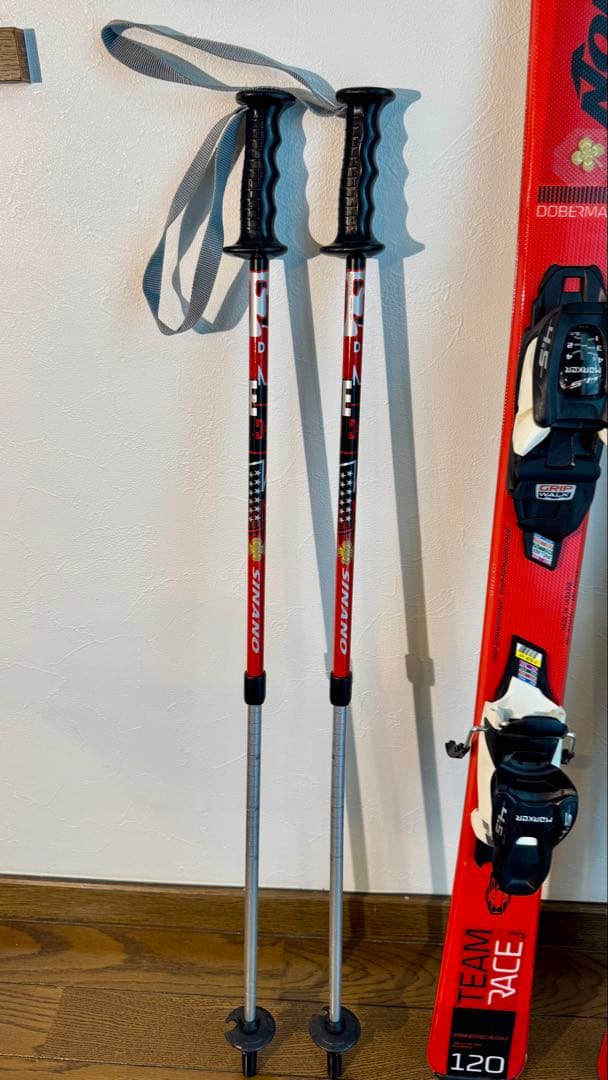 Nordica ジュニアスキー ＋ シナノ 伸縮ストック【セット販売】