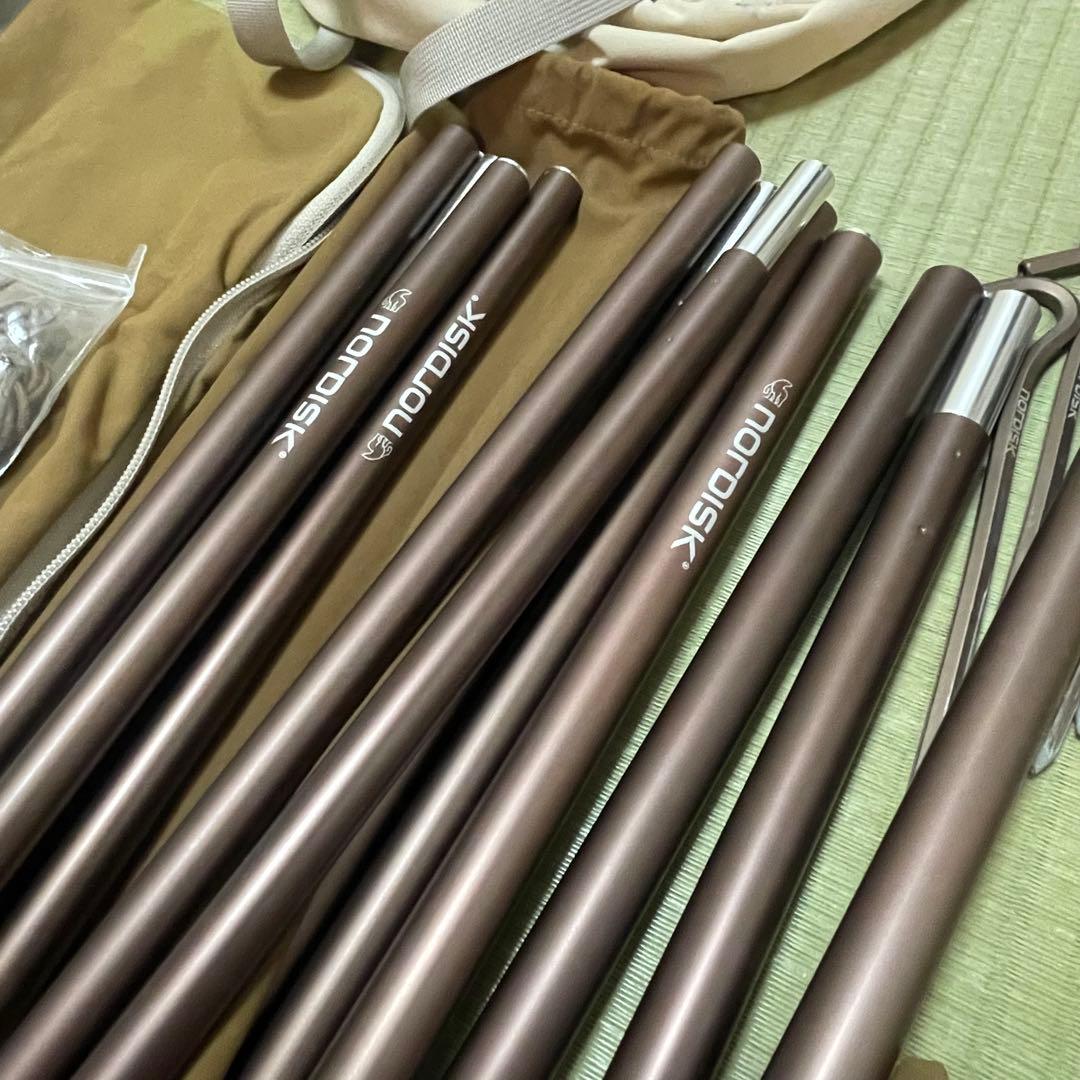 【美品】 ノルディスク NORDISK アスガルドテックミニ テント　ポール付き