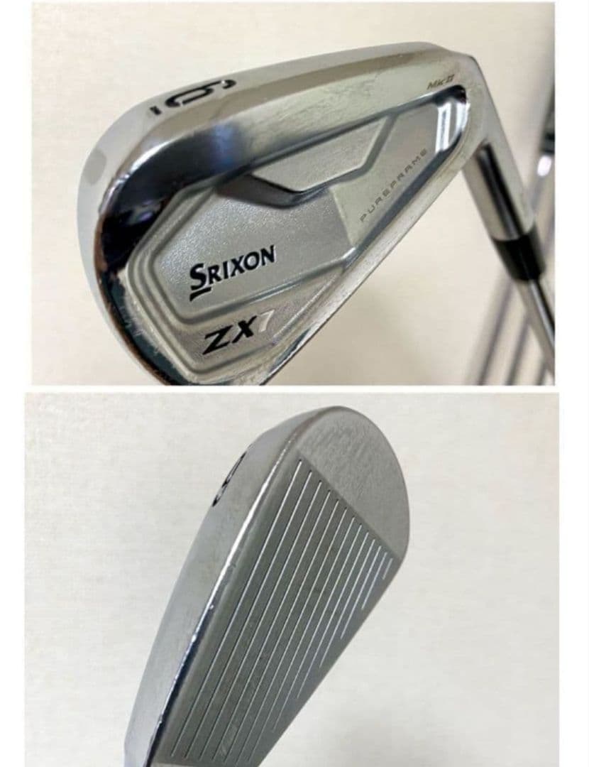 レアスペック:Srixon zx7mk2(6I〜P) × z585(5I)
