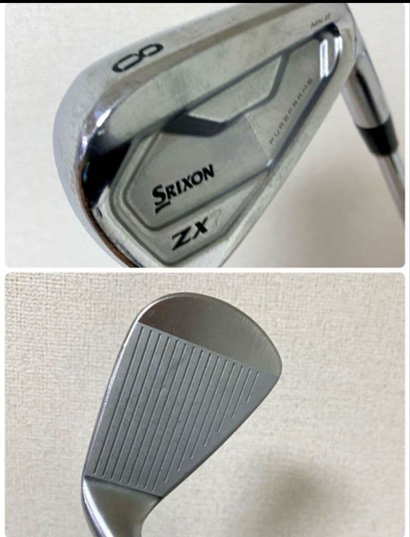 レアスペック:Srixon zx7mk2(6I〜P) × z585(5I)