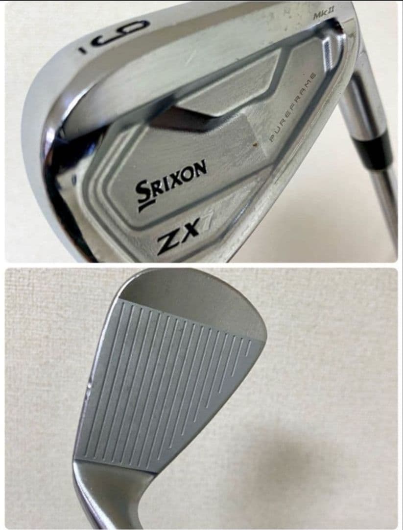 レアスペック:Srixon zx7mk2(6I〜P) × z585(5I)