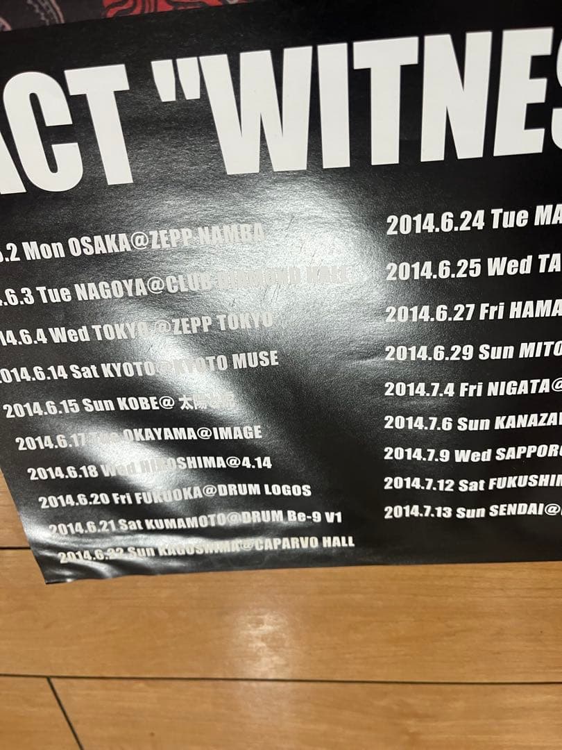 FACT WITNESS ポスター レア 希少 B2 2014 ファクト