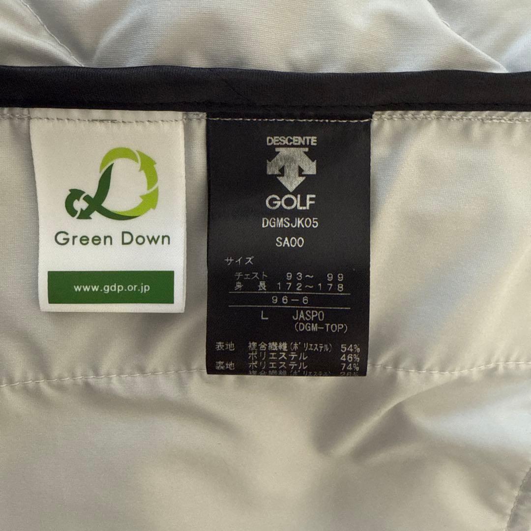 DESCENTE GOLF ダウンジャケット Lサイズ