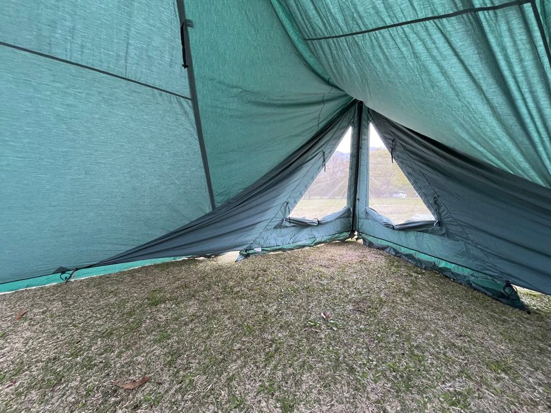 tent Mark サーカスTCDXダックグリーンフロントフラップセット
