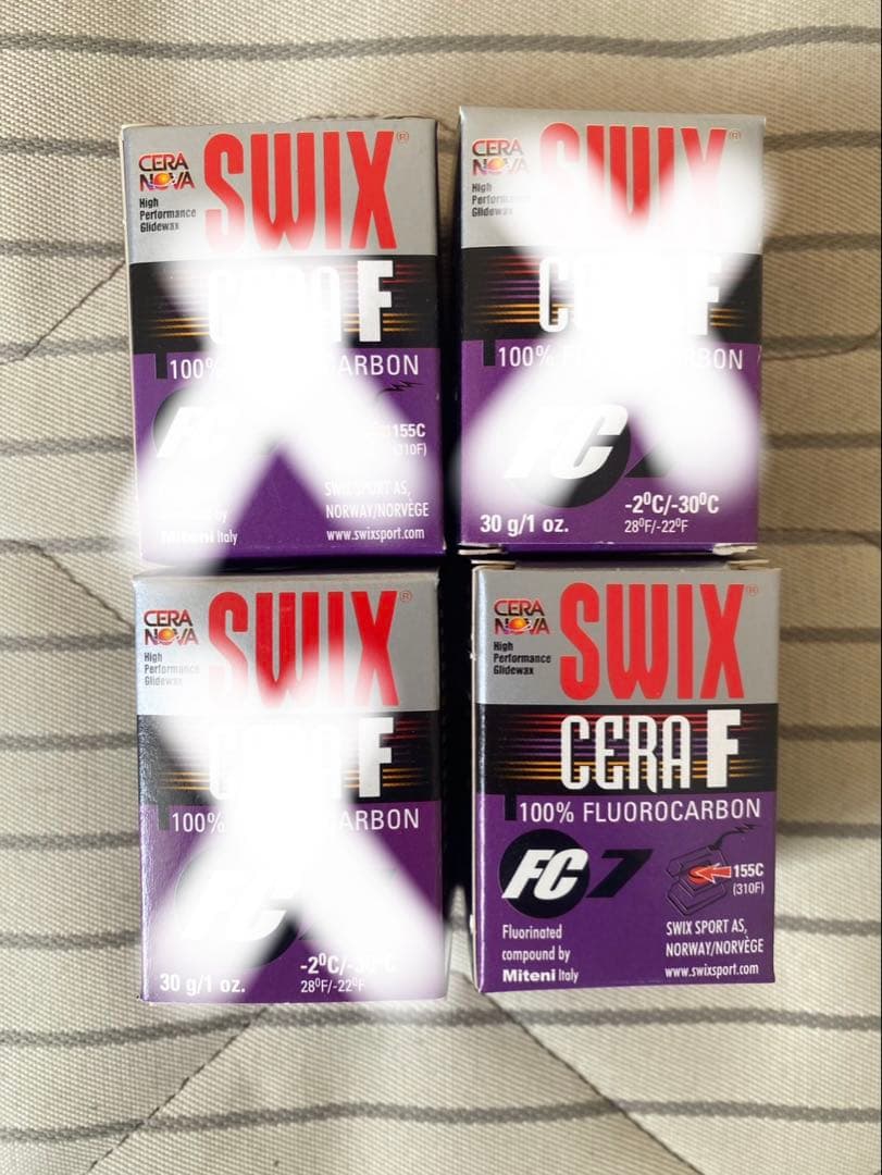 SWIX CERA F FC7 100% フルオロカーボン 30g 単品