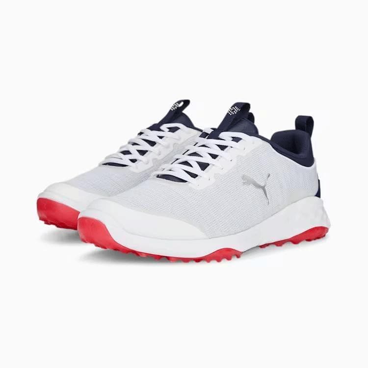 新品 PUMA プーマ スパイクレス ゴルフシューズ 26.5cm ホワイト