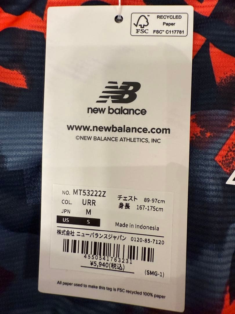 【新品・未使用】New Balance 東京レガシーハーフ2025 Tシャツ M