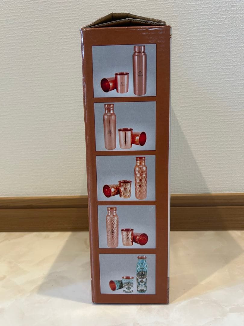 DIVINE COPPER 銅製ボトルとコップ2個セット
