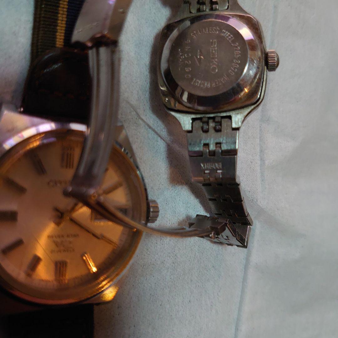 CITIZEN　SEIKO レトロアンティーク腕時計　シリアルナンバーつき