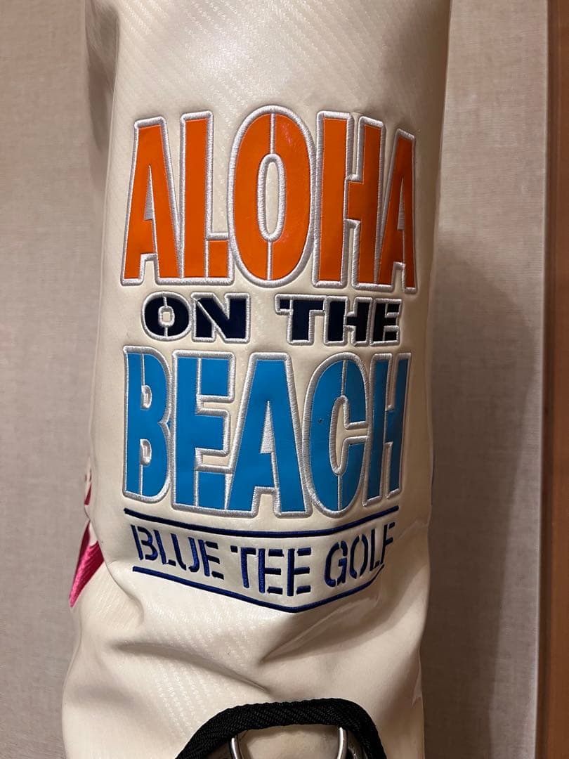 BLUETEEGOLF キャディバッグ ALOHAONTHEBEACH ハワイ柄