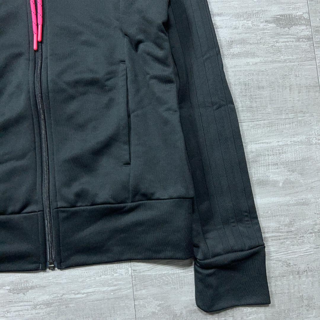 未使用品 Adidas アディダス ジャージ 上下 セットアップ 黒 L ピンク