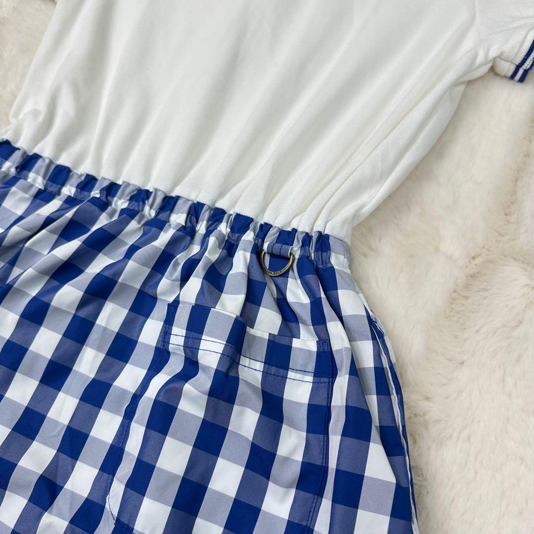 ✨美品✨BEAMS GOLF ギンガムチェック フレア ワンピース M
