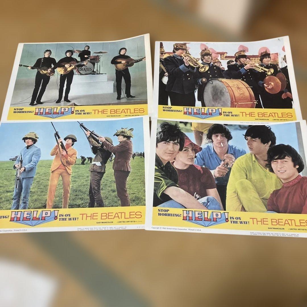 ビートルズ HELP! ロビーカード 8枚セット 1965THE BEATLES