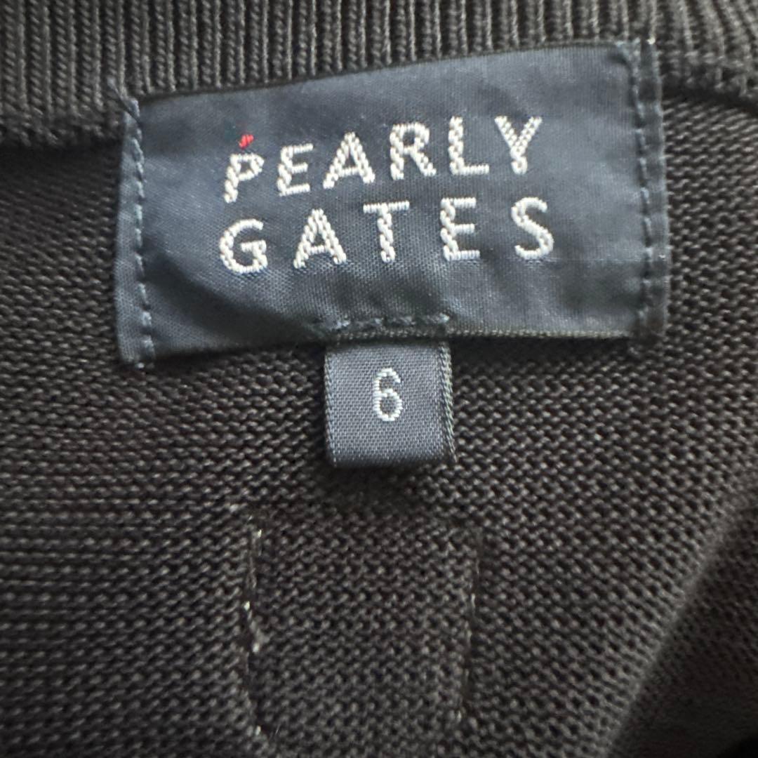 PEARLY GATES ブラックセーター