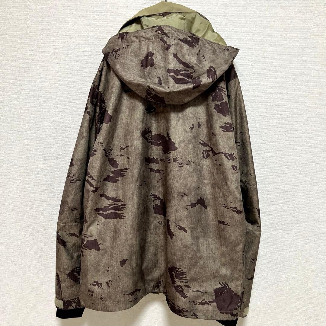 QUIKSILVER カモフラージュ スノーボードジャケット上 XS(S)