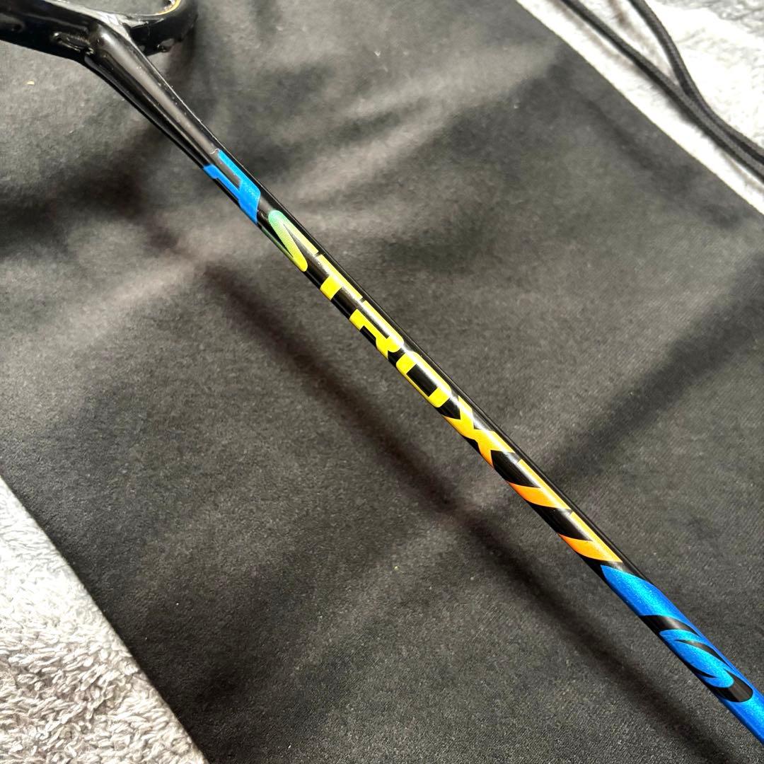 【廃盤レア】YONEX ASTROX 77 4Uバドミントンラケット 青 部活