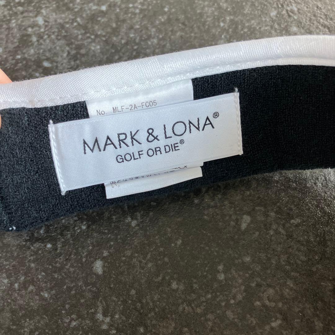 MARK & LONA ゴルフバイザー ホワイト