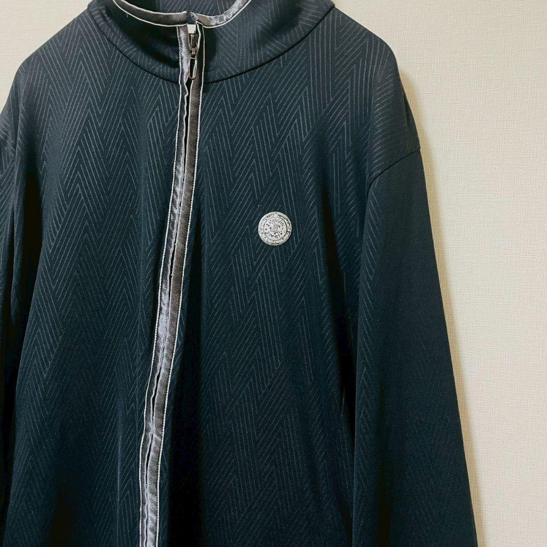 【美品】ランバンスポール フルジップジャケット メッシュ 42 大きいサイズ 黒
