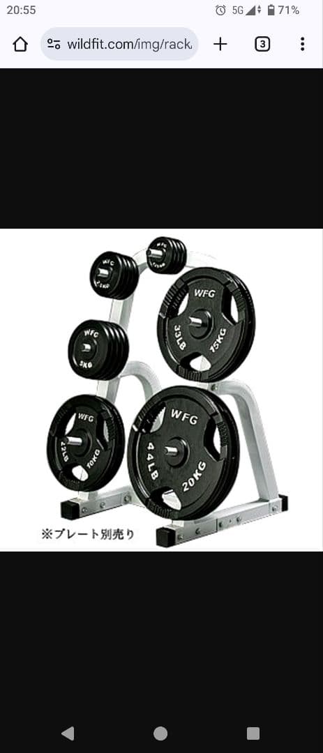 ワイルドフィット　プレートラック