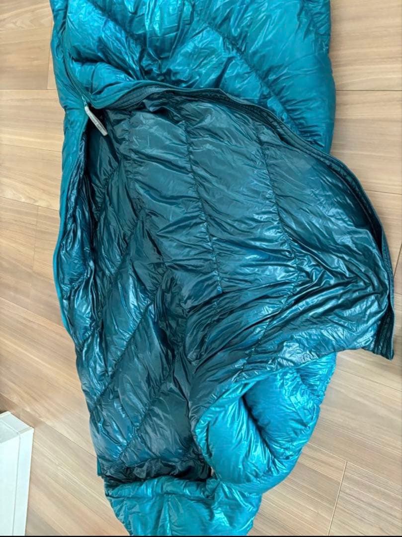 ★送料無料・美品★モンベル　ダウンハガー800 #3 ロング 左ジップ