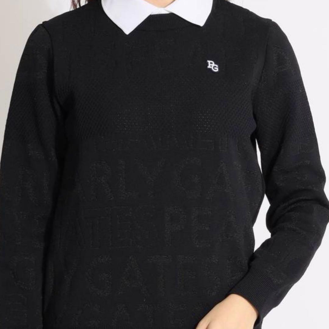 新品タグ付き　PEARLY GATES ダークネイビー　 ニットセーター