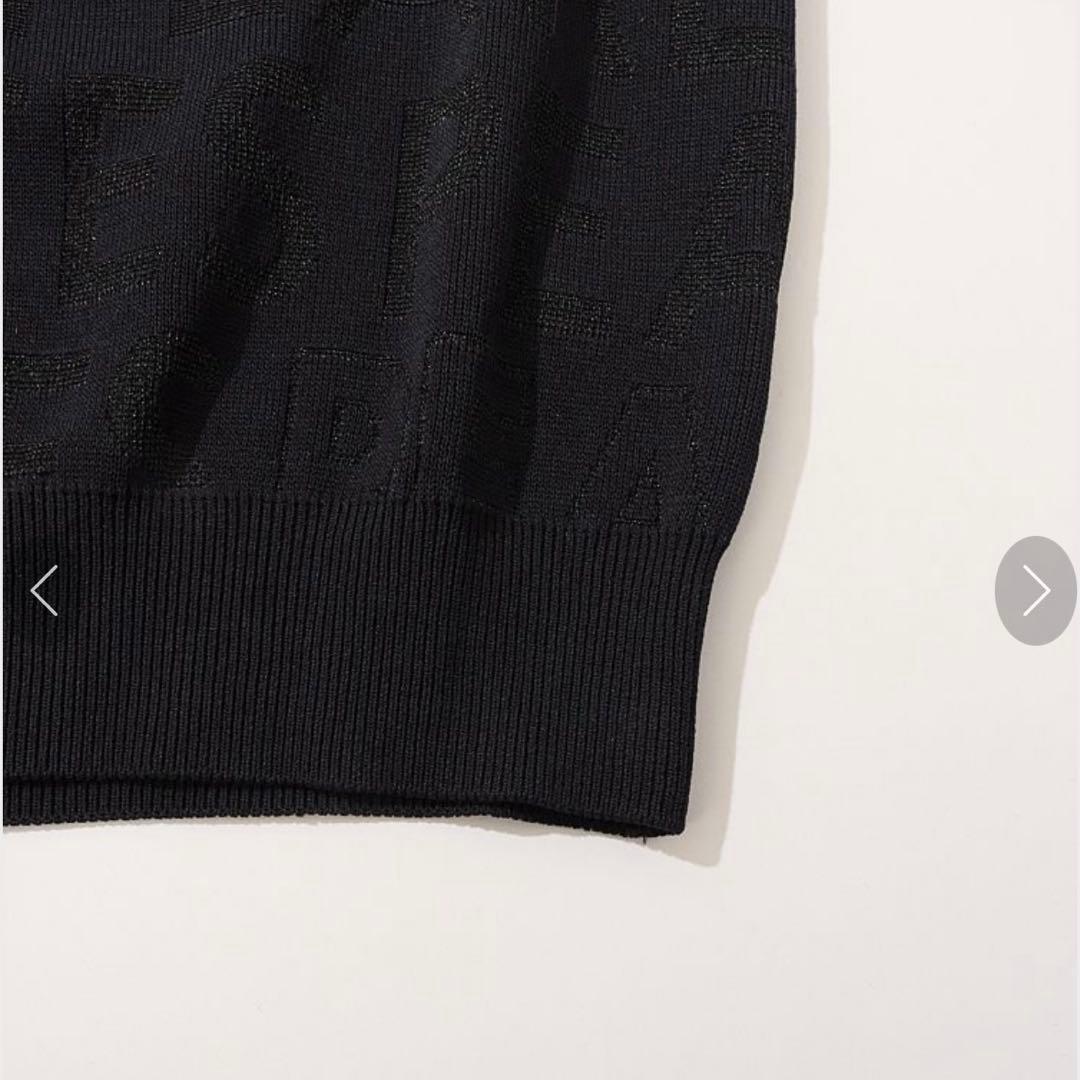 新品タグ付き　PEARLY GATES ダークネイビー　 ニットセーター