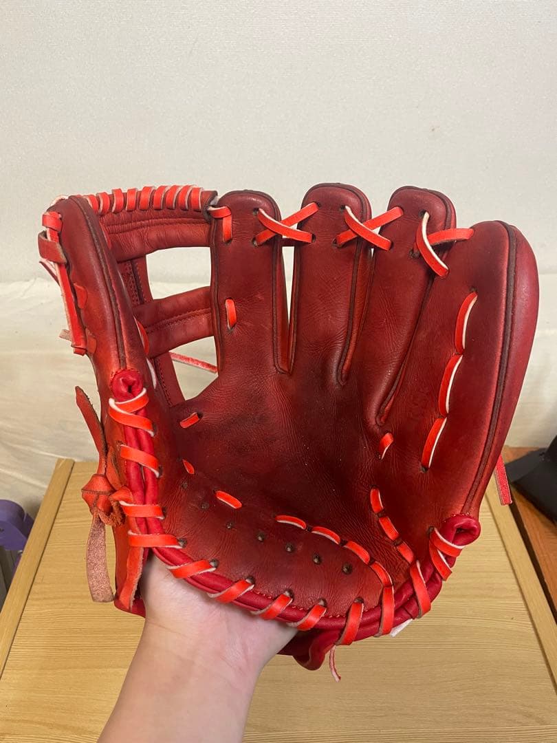 久保田スラッガー軟式内野手用グローブ　リペア品