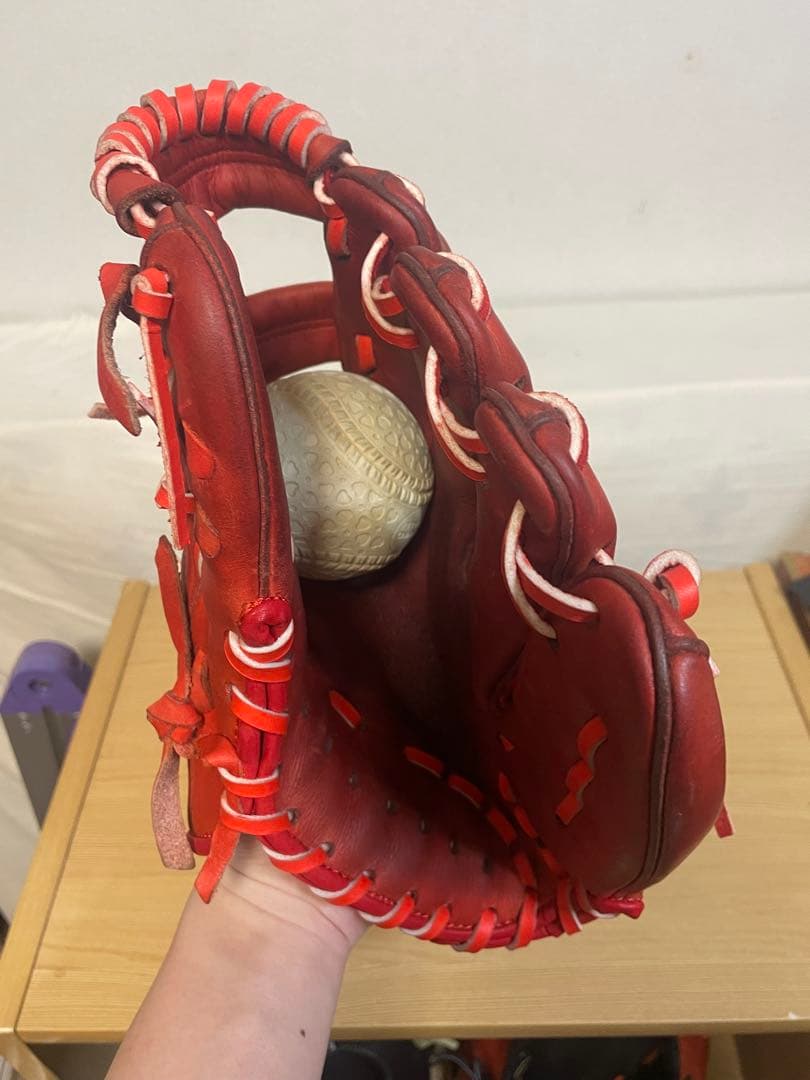 久保田スラッガー軟式内野手用グローブ　リペア品