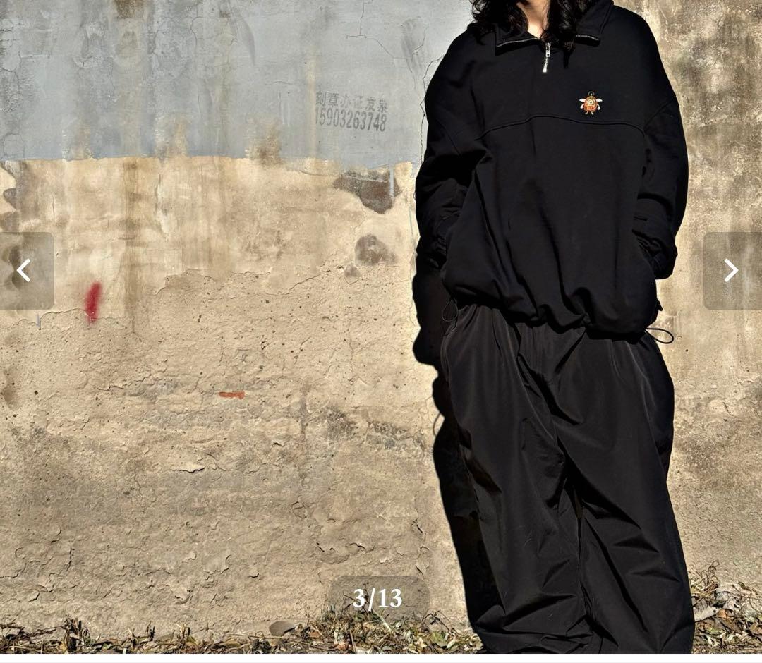 SR Original Half Zip［BLACK］simianring