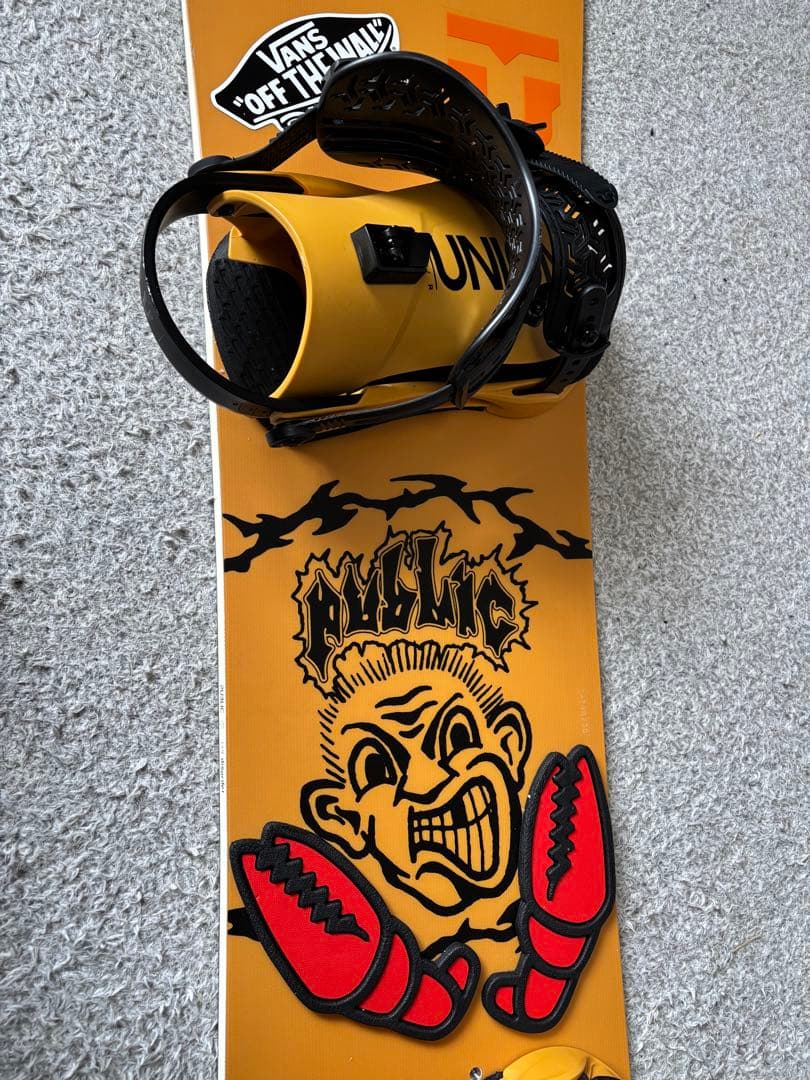 Public/Unionスノーボード板+バインセット149cm 24-25