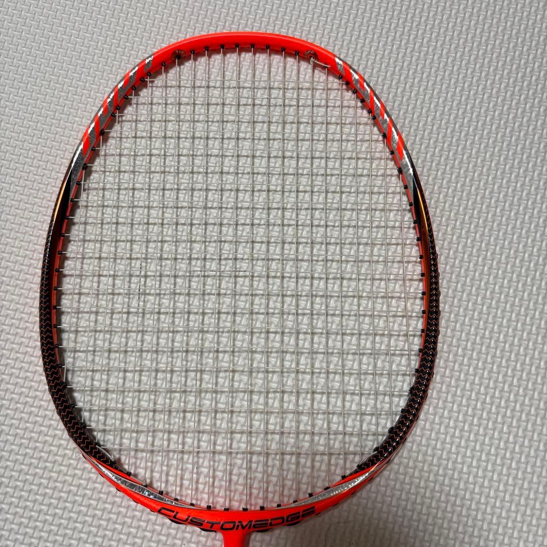 ゴーセン　CUSTOMEDGE バドミントンラケット オレンジ　4Ｕ５