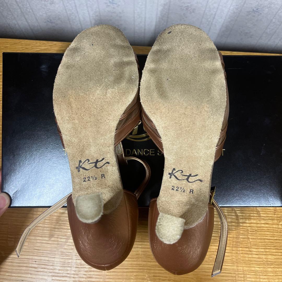 Kent dance 社交ダンス用シューズ 22.5R(cm) 箱、キャップ付き