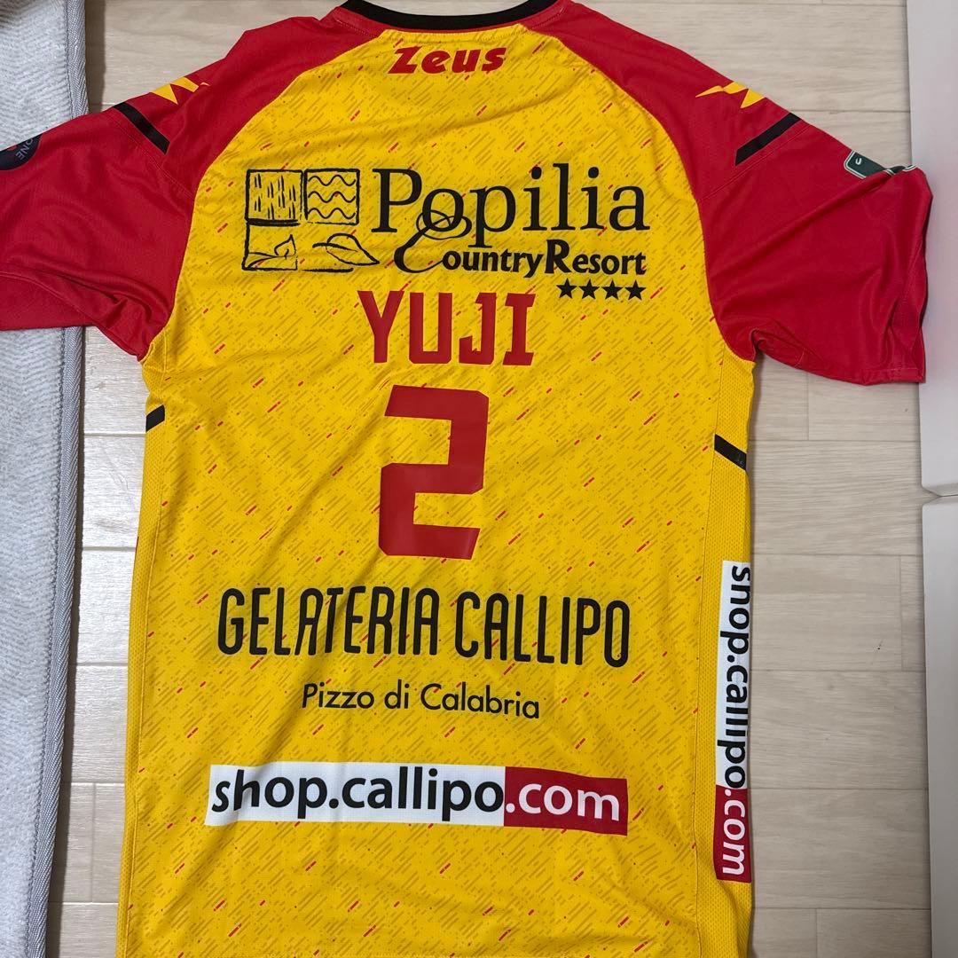 西田有志　イタリアリーグのTシャツ