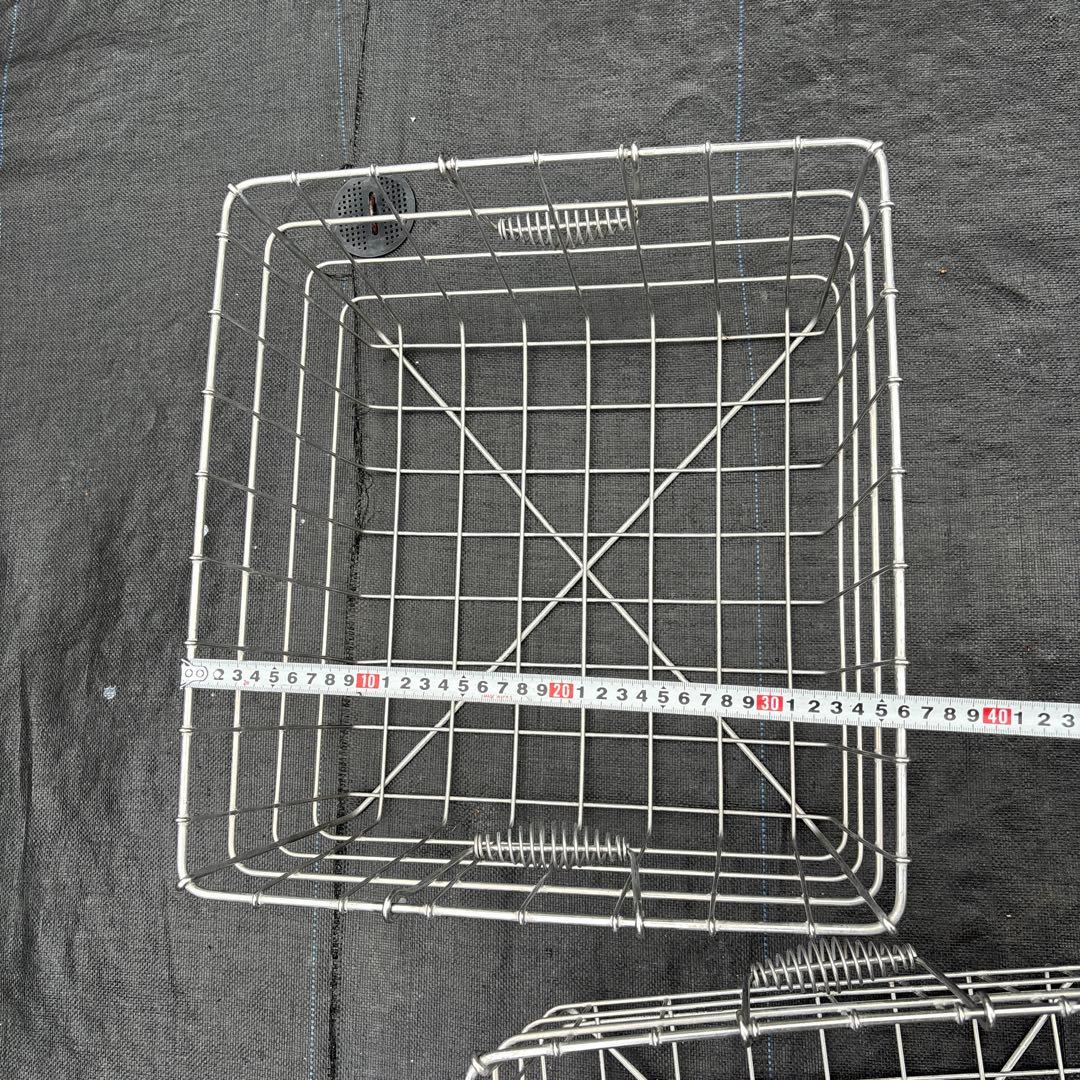 ステンレス製カゴ　BBQ道具 2個セット