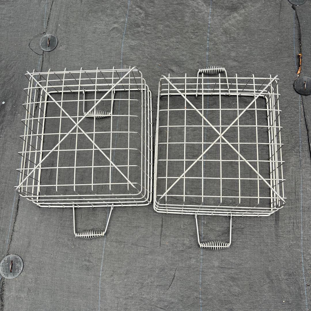 ステンレス製カゴ　BBQ道具 2個セット