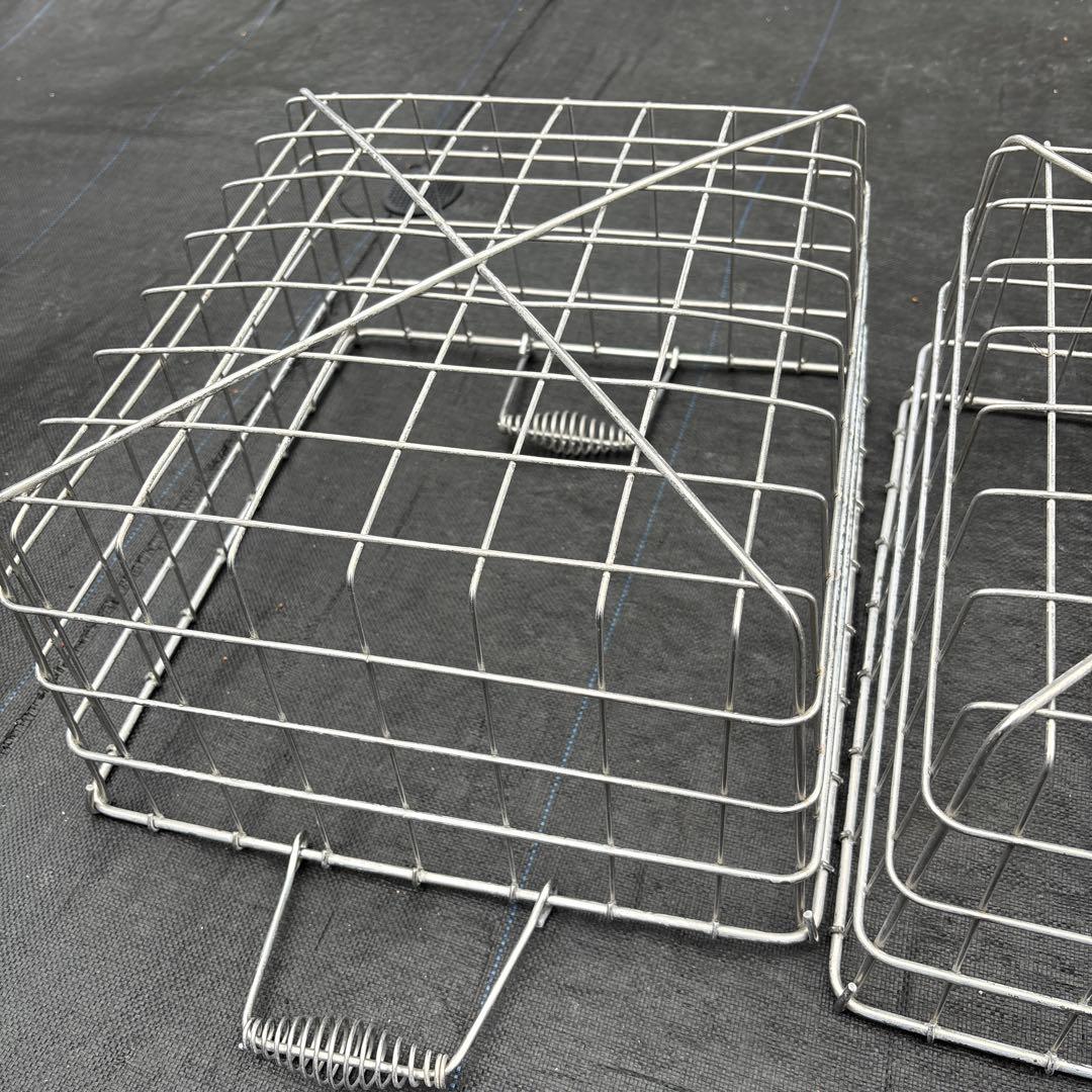 ステンレス製カゴ　BBQ道具 2個セット