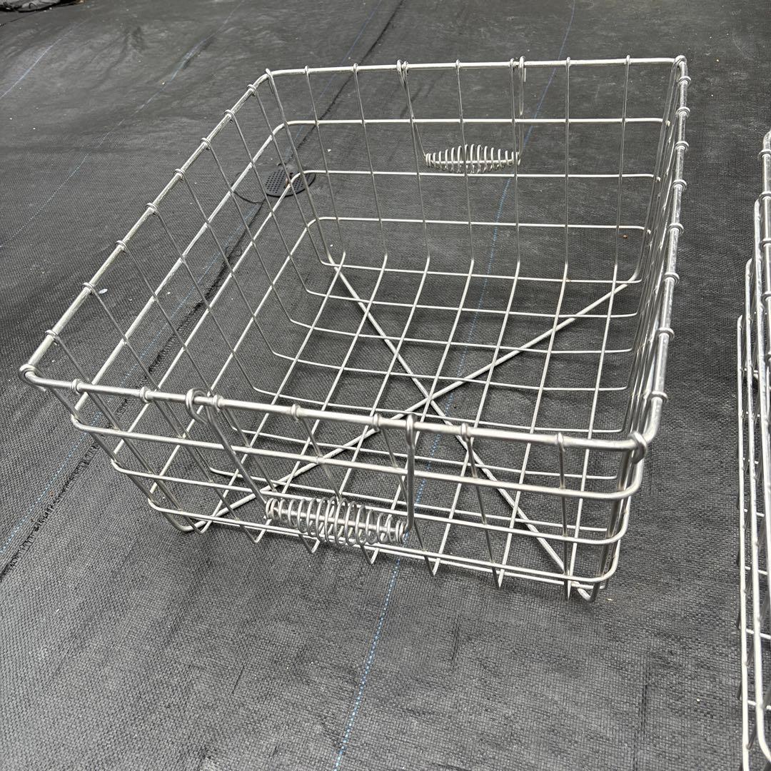 ステンレス製カゴ　BBQ道具 2個セット