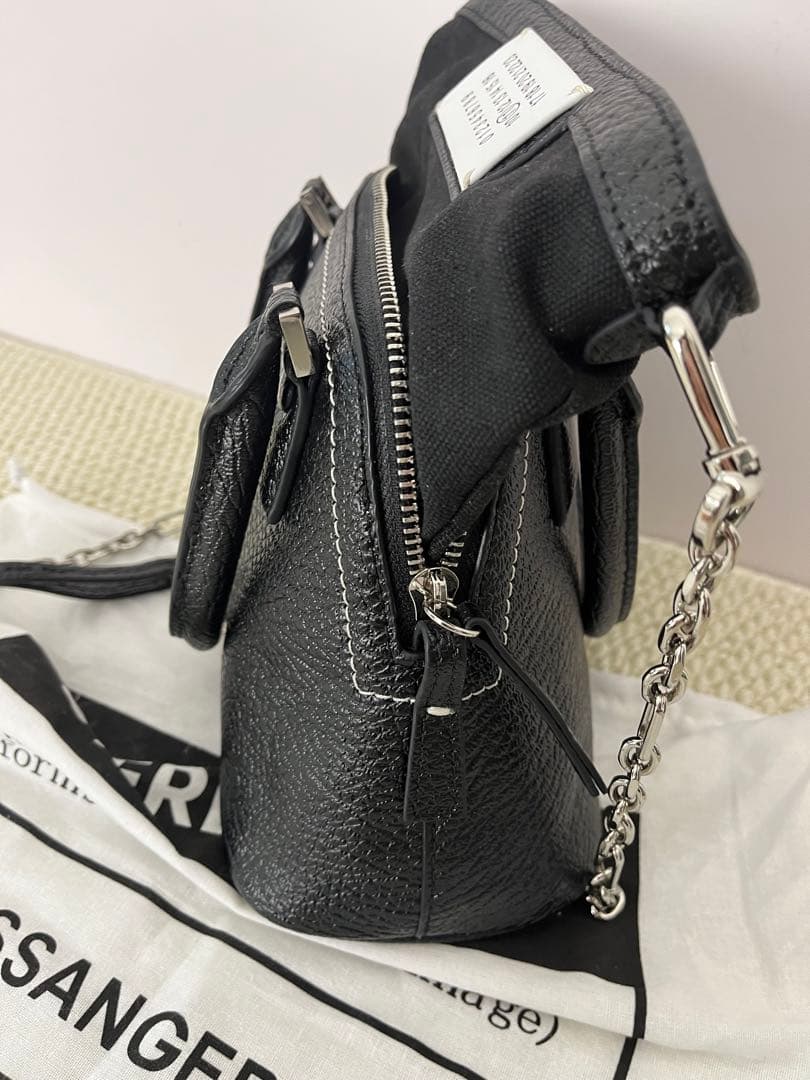 （Margiela ）マルジェラ 5AC ベビー ショルダーバッグ 黒
