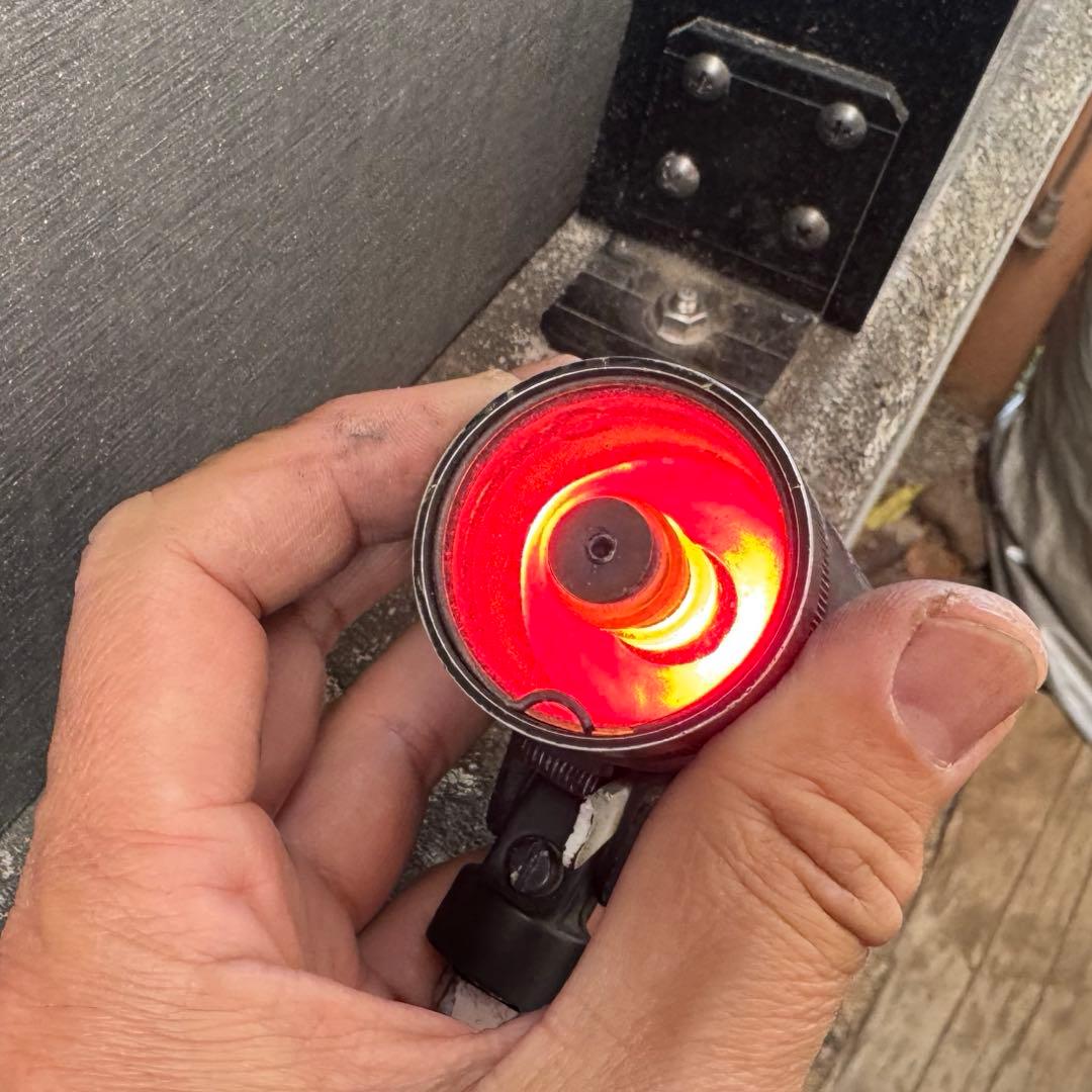 米軍 実物 コックピットライト KOITO 28V 着脱式 赤灯付