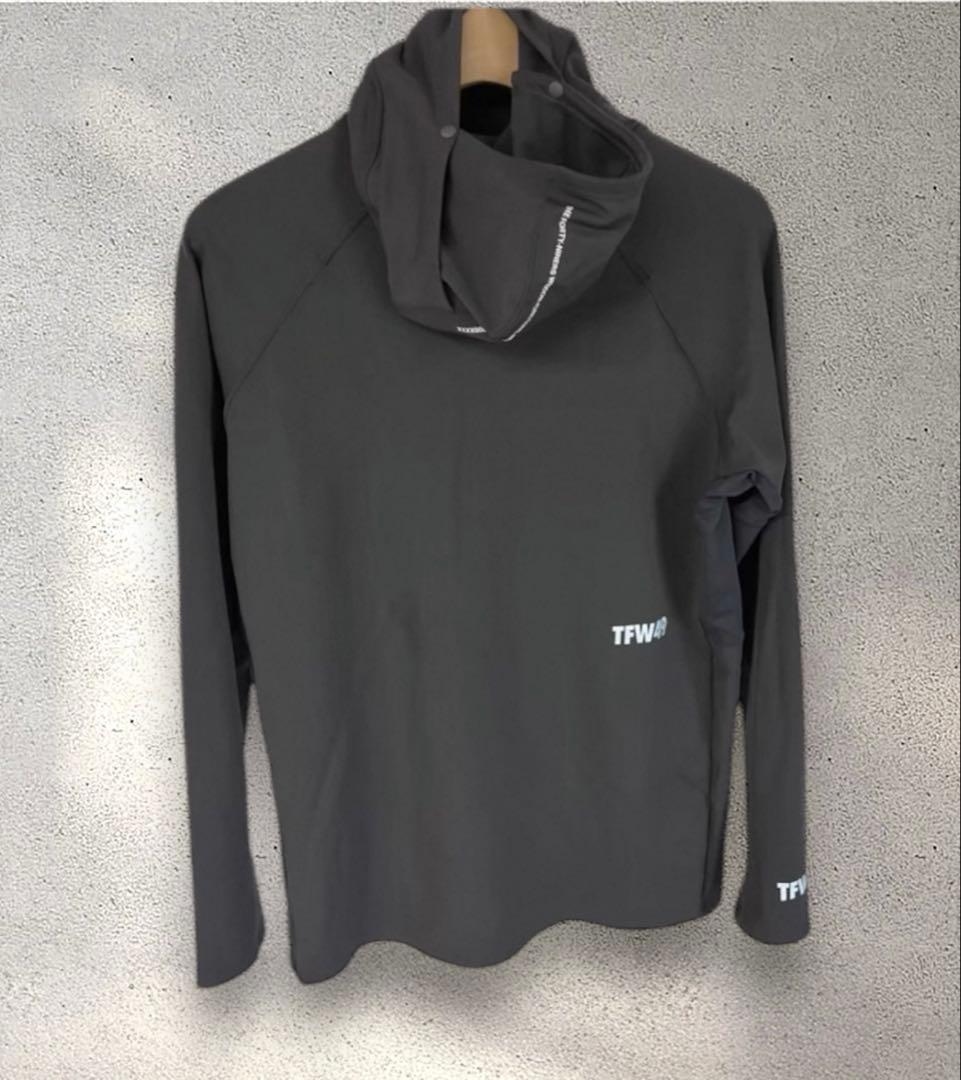 TFW49 LS BRUSHED HOODIE L チャコール